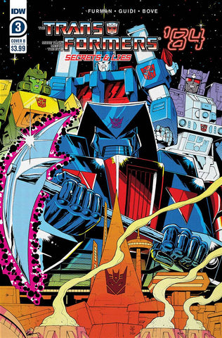 TRANSFORMERS 84 SECRETS & LIES #3  CVR B COLLER