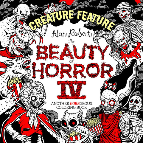 BEAUTY OF HORROR COLORING BOOK VOL 04 CREATURE FEATURE (C: 0