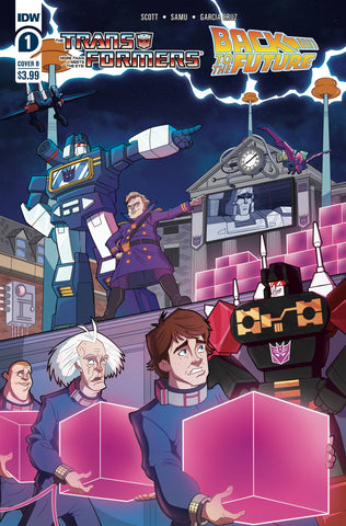 TRANSFORMERS BACK TO FUTURE #1  CVR B PHIL MURPHY