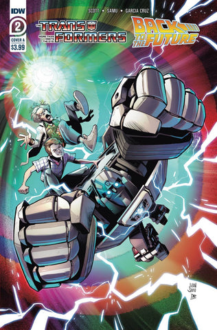 TRANSFORMERS BACK TO FUTURE #2  CVR A JUAN SAMU