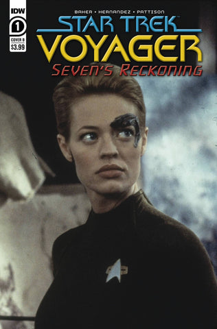 STAR TREK VOYAGER SEVENS RECKONING #1  CVR B PHOTO