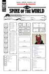 DUNGEONS & DRAGONS AT SPINE OF WORLD #3  CVR B CHARACT