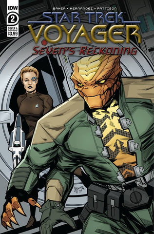 STAR TREK VOYAGER SEVENS RECKONING #2  CVR A  HERNANDE