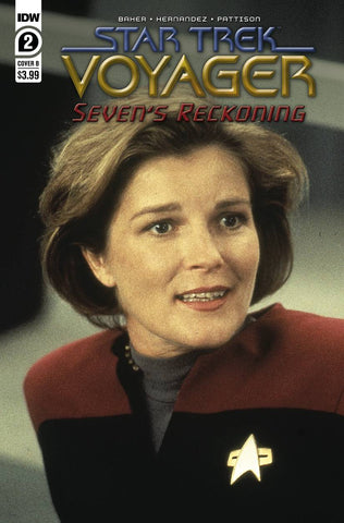 STAR TREK VOYAGER SEVENS RECKONING #2  CVR B PHOTO