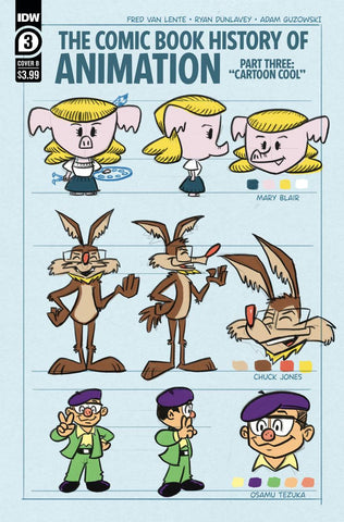 COMIC BOOK HISTORY OF ANIMATION #3  CVR B DUNLAVEY