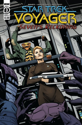 STAR TREK VOYAGER SEVENS RECKONING #3  CVR A  HERNANDE