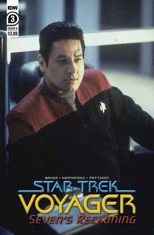 STAR TREK VOYAGER SEVENS RECKONING #3  CVR B PHOTO
