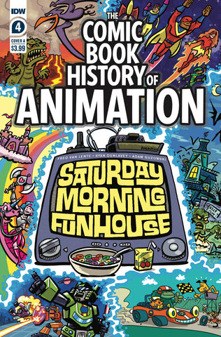 COMIC BOOK HISTORY OF ANIMATION #4  CVR A DUNLAVEY