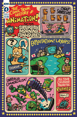 COMIC BOOK HISTORY OF ANIMATION #4  CVR B DUNLAVEY