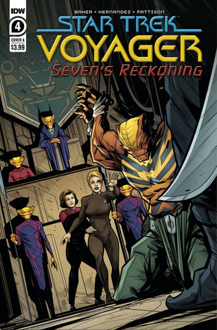 STAR TREK VOYAGER SEVENS RECKONING #4  CVR A  HERNANDE