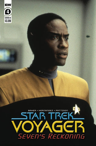 STAR TREK VOYAGER SEVENS RECKONING #4  CVR B PHOTO