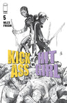 KICK-ASS VS HIT-GIRL #5  CVR B B&W ROMITA JR (MR)