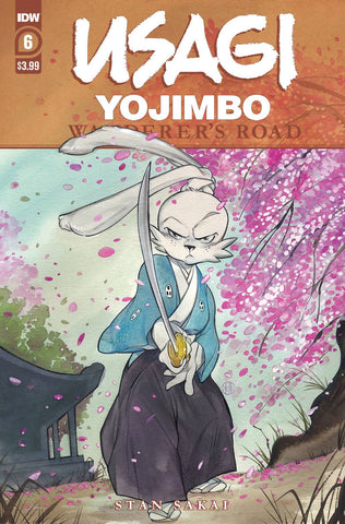 USAGI YOJIMBO WANDERERS ROAD #6  PEACH MOMOKO CVR