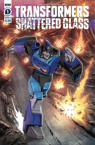TRANSFORMERS SHATTERED GLASS #1  CVR B KHANNA