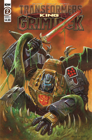 TRANSFORMERS KING GRIMLOCK #2  CVR A HORLEY