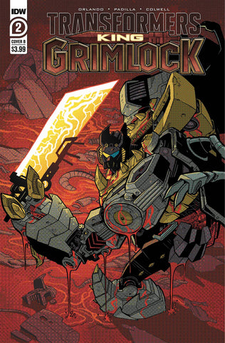 TRANSFORMERS KING GRIMLOCK #2  CVR B KYRIAZIS