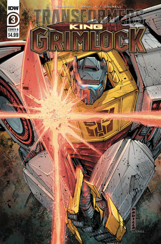 TRANSFORMERS KING GRIMLOCK #3  CVR B PADILLA