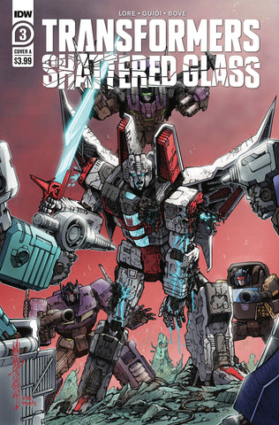TRANSFORMERS SHATTERED GLASS #3  CVR A MILNE