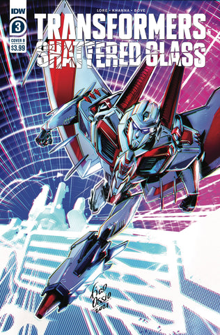 TRANSFORMERS SHATTERED GLASS #3  CVR B OSSIO