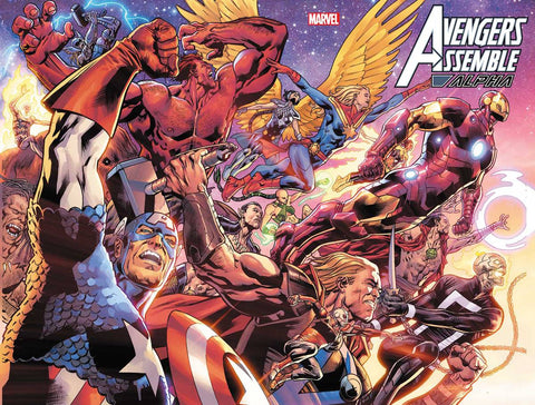 AVENGERS ASSEMBLE ALPHA 1 HITCH WRPAD CVR (MARVEL PRH) 101722