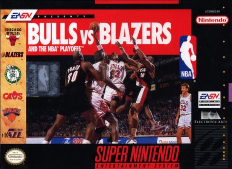 Bulls Vs Blazers and the NBA Playoffs  (SNES)