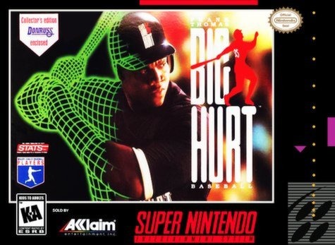 Frank Thomas Big Hurt Baseball    (SNES)