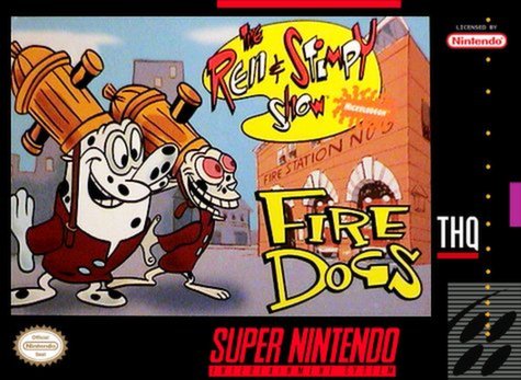 The Ren and Stimpy Show Fire Dogs (SNES)