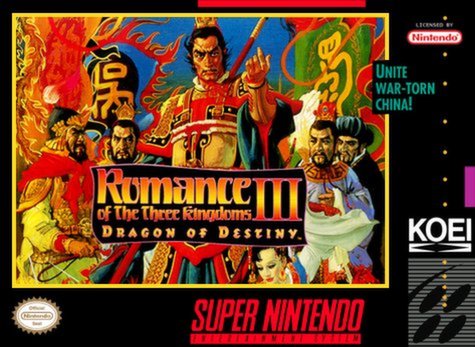 Romance of the Three Kingdoms III Dragon of Destiny (SNES)