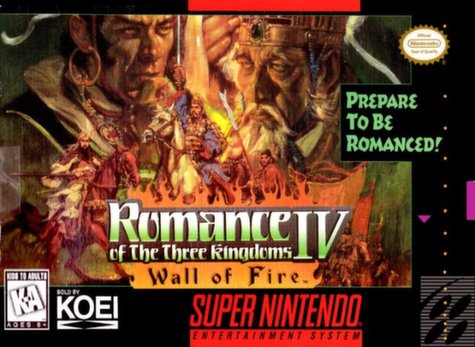 Romance of the Three Kingdoms IV Wall of Fire (SNES)