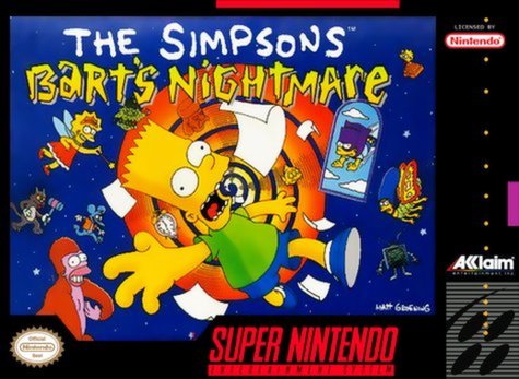 The Simpsons Bart's Nightmare (SNES)