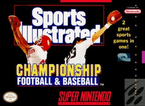 Sports Illustrated Championship Football & Baseball  (SNES)