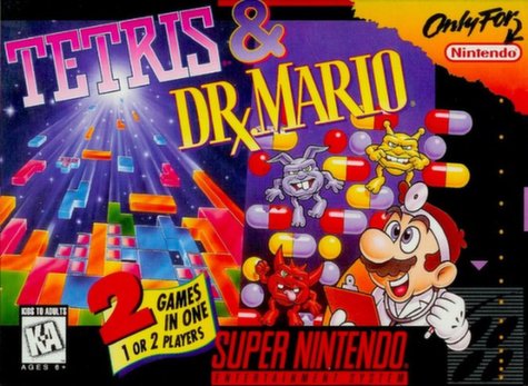 Tetris and Dr. Mario (SNES)