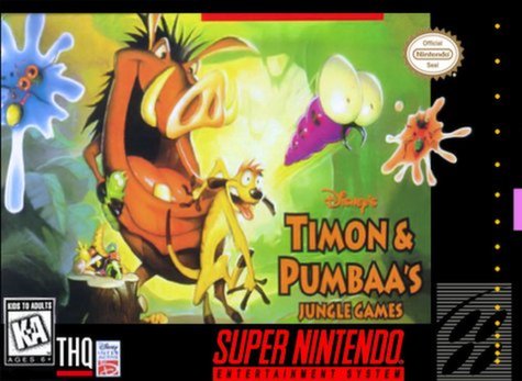 Timon and Pumbaa Jungle Games (SNES)